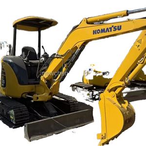 Mini-excavatrice Komatsu PC35 d'occasion de 3,5 tonnes avec composants essentiels, notamment moteur, boîte de vitesses, pompe à engrenages, roulement, PLC - Product Image 1