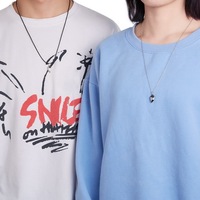 Romantique Saint Valentin Alliage Couple Magnétique Amour Coeur Pendentif Correspondant Collier Amoureux Aimant Souhait Pierre