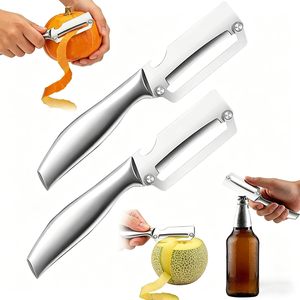 Herramientas Manuales para Frutas y <span class=keywords><strong>Verduras</strong></span>, <span class=keywords><strong>Cuchillo</strong></span> Multiusos de Acero Inoxidable para Pelar Caña de Azúcar y Piña, Apto para Lavavajillas - Product Image 1