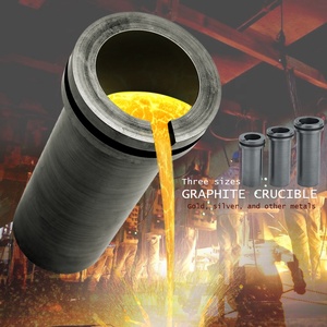 Creuset en graphite de haute pureté, excellente conductivité thermique pour la fusion des métaux en four à induction - Product Image 4