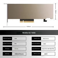 Nouvelle carte graphique Te Sla A2 16 Go pour ordinateur de bureau, apprentissage profond, accélération de l'inférence IA