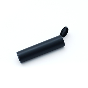 Tubes en plastique recyclé d'océan noir de 78 mm, 98 mm, 116 mm, 25 % PCR PP, avec bouchon à pression, résistant aux enfants, tubes en fibre végétale - Product Image 4