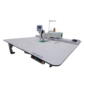 Máquina de Coser Industrial CNC de Una Sola Aguja y Base Plana <span class=keywords><strong>para</strong></span> Calzado, Bolsos, Ropa, Cuero, Perforación, Plantilla Programable - Product Image 4