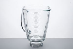 برطمان إناء وعصارة زجاج أبيض كريستال 1.75 لتر برطمان أوستر أدوات مطبخ منزلي بديل لأجزاء الخلاط برطمان زجاجي - Product Image 2