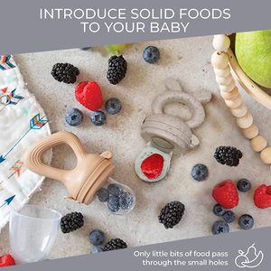 <span class=keywords><strong>Sucette</strong></span> d'alimentation pour bébé, best-seller, sans BPA, en silicone, pour fruits, avec plateau à mordiller pour nourrissons - Product Image 5