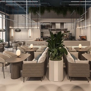 Set di <span class=keywords><strong>Tavoli</strong></span> <span class=keywords><strong>e</strong></span> <span class=keywords><strong>Sedie</strong></span> <span class=keywords><strong>per</strong></span> Ristoranti, Hotel, Caffetterie, Negozi di Tè al Latte, Divani <span class=keywords><strong>per</strong></span> Catering, Arredamento Commerciale - Product Image 2