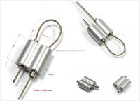 Suspension de câble sur mesure OEM 15 mm, luminaire suspendu, câble en acier inoxydable, pince de fixation en aluminium, pince de câble en laiton