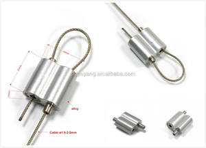 <span class=keywords><strong>Suspension</strong></span> de câble personnalisée OEM 15mm <span class=keywords><strong>Luminaire</strong></span> suspendu Câble en <span class=keywords><strong>acier</strong></span> inoxydable Pince à boucler en aluminium Clips de câble en laiton - Product Image 3