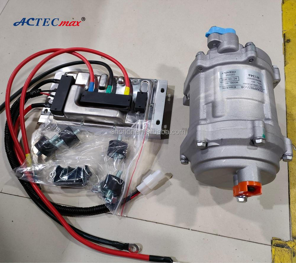 12V 24VDCカーエアコンコンプレッサーAC.100.385020cc/r 850W