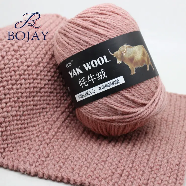 Bojay nuovo filato Yak lana miscela acrilica uncinetto maglieria bambino tessuto maglia filato fantasia lana acrilica filato misto Yak