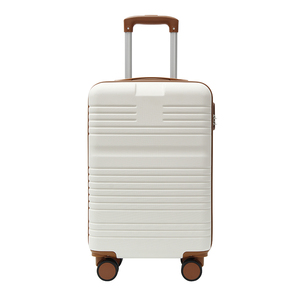 Valise ABS de haute qualité avec fermeture éclair et roues universelles silencieuses durables et légères avec serrure TSA - Product Image 2