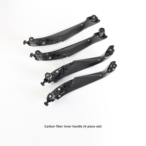 4 pièces, cache-bouton de lève-vitre maître, panneau de commande de lève-vitre de porte passager, garniture de poignée de porte de voiture - Product Image 2