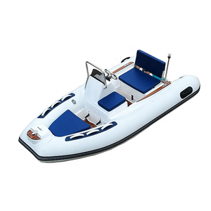 Mini bateau pneumatique 11 pieds Rib 340 Coque en fibre de verre RIB Orca Hypalon/PVC Bateaux de pêche gonflables - Product Image 6