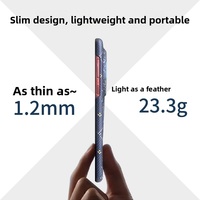 Coque de téléphone en fibre de carbone de luxe, couleur unie, magnétique, pour Mate 60 RS, antichoc, fine, anti-traces de doigts, gaufrée