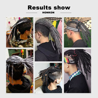 Machine à tresser électrique portable en acier inoxydable pour dreadlocks, pour usage domestique, avec 20 crochets et maintien solide