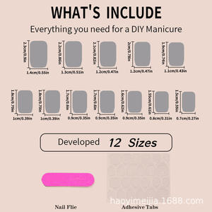 Qianya nouveau Design fait à la main presse sur les ongles blanc français nœud papillon 3D faux ongles forme d'amande brillant ongles artificiels pour les femmes - Product Image 4