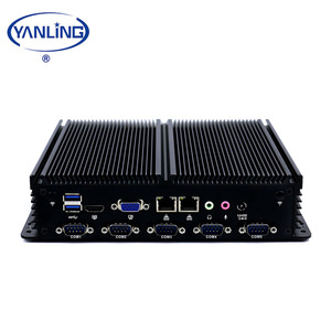 YanLing Industriel D'OEM Mini PC <span class=keywords><strong>i5</strong></span> <span class=keywords><strong>4300u</strong></span> Dual <span class=keywords><strong>Core</strong></span> 2 <span class=keywords><strong>Intel</strong></span> i211-AT 1000 M Lan Ordinateur Sans Ventilateur Intégré avec LPT - Product Image 1