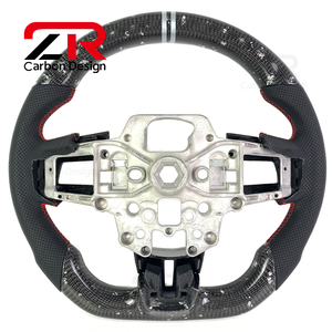 Volant personnalisé en fibre de carbone pour <span class=keywords><strong>Ford</strong></span> <span class=keywords><strong>Mustang</strong></span> S550 5.0L Shelby GT350 GT500 R 2015 2016 2017 2018 2019 2020 2021 2022 2023 - Product Image 5
