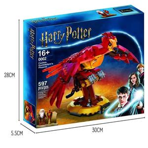 Compatibile con i mattoncini da costruzione Lego <span class=keywords><strong>Harry</strong></span> <span class=keywords><strong>Potter</strong></span> Phoenix Fawkes. Le ali possono muoversi. <span class=keywords><strong>Set</strong></span> di blocchi da costruzione per bambini come regalo. - Product Image 1