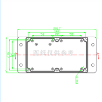 OEM Factory fai da te personalizzazione plastica stampaggio ad iniezione all'aperto ABS IP65 impermeabile in plastica scatola di giunzione elettrica con orecchio