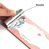 Marque privée réutilisable colorée imprimée sur mesure Serviettes hygiéniques durables de sécurité Produits pour femmes Sac en mylar à quatre côtés