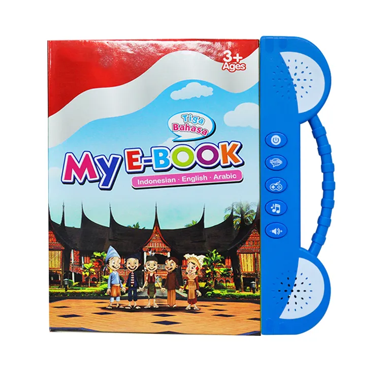 מותאם אישית שלי הספרים הראשונים של עקרונות Buku Anak-anak אינדונזיה פעוט אודיו ספר ספר הדפסה