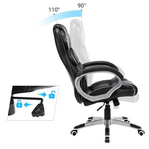 Silla de <span class=keywords><strong>oficina</strong></span> de cuero superventas de Sudáfrica, silla resistente con Base de aleación de aluminio para silla ergonómica grande y alta, Chaise Bureau - Product Image 5