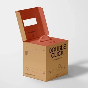 Boîte cadeau pliable en carton recyclé, emballage en carton ondulé pour expédition, personnalisable selon la demande - Product Image 2