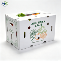 Boîte alimentaire personnalisée en polypropylène alvéolaire de qualité alimentaire pour fruits et légumes, conteneur d'emballage réutilisable pour produits agricoles, épaisseur 2-12 mm
