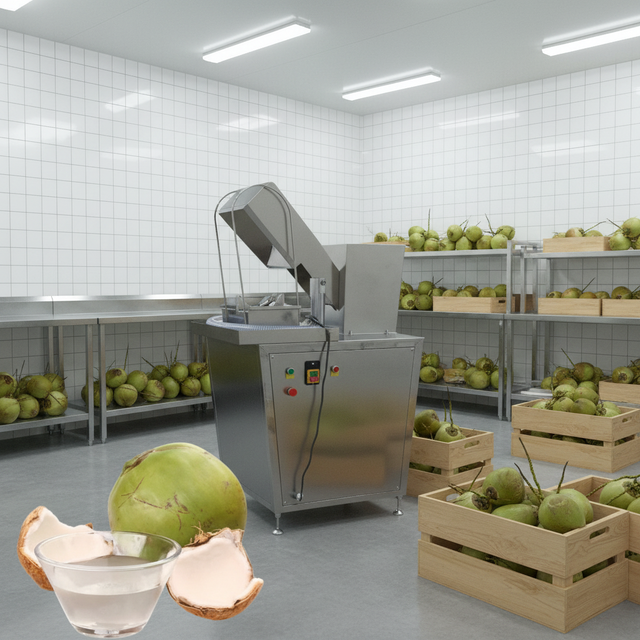 Electric 220V Coconut Splitting Machine Halving Cutter with Core Motor Component for Coconut Processing