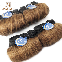 Échantillon Gratuit de Cheveux Humains Brésiliens Courts Style Bob Ondulés Afro-B Lots Coupe Pixie Extensions de Cheveux Bouclés