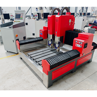 Machine de gravure sur marbre et granit JK-1010, machine de fraisage CNC à double tête pour la sculpture et la gravure sur pierre