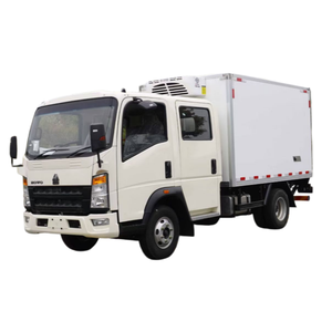 Camión Refrigerado Diésel Nuevo de Exportación Más Vendido, Manual, Sinotruk, Doble Cabina, Dirección Izquierda/Derecha para Transporte de Alimentos Congelados - Product Image 1