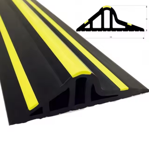 Bande de <span class=keywords><strong>seuil</strong></span> de <span class=keywords><strong>porte</strong></span> de <span class=keywords><strong>garage</strong></span> en PVC moderne personnalisé bande étanche contre les inondations joint en caoutchouc de fond de plancher - Product Image 1