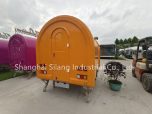 MAICHE-Remolque de comida rápida para perros calientes, carrito de comida, barra de jugos, móvil, naranja, personalizado - Product Image 4