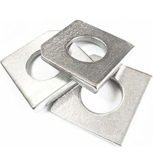 Hình vuông máy giặt mạ kẽm nặng tấm Fastener tấm vuông máy giặt, 1/2x2x2x3/16 inch - Product Image 6