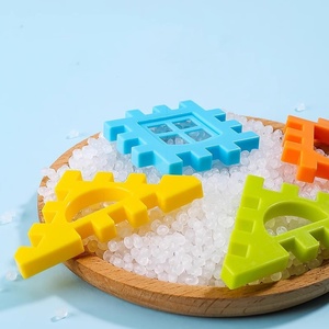 Trẻ em mới xây dựng khối xây dựng nhà lắp ráp đồ chơi câu đố lớn hạt vuông tường cửa sổ mô hình câu đố 5 năm Quà Tặng - Product Image 6