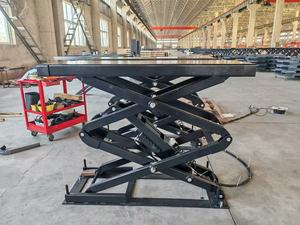 Runche OEM personalizado subterráneo doble tijera acero hidráulico 3 toneladas 2.2kw Motor multi-voltaje plataforma de elevación automática para - Product Image 4