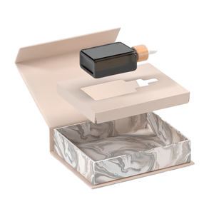 Printed Flip-Top Packaging <b>Gift</b> <b>Box</b> <b>Magnetic</b> Closure for Skincare Products Essential Oils Recycled Materials Customizable - Product Image 1