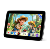 Moniteur d'appuie-tête Android 4G LTE 10,1'' 4 cœurs avec 2+32 Go 1920*1080P USB Wi-Fi et caméra frontale pour appels vidéo
