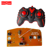 Module RC 2.4G 4CH, solution PCBA, ensemble émetteur-récepteur, carte de circuit pour voiture RC jouet, personnalisable