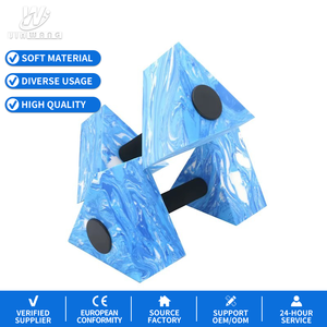 Haltères aquatiques portables en EVA JW-096, design <span class=keywords><strong>triangulaire</strong></span>, légers, ensemble de 2 pièces, unisexe, pour exercices aérobiques, piscine - Product Image 1