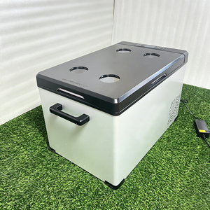 <span class=keywords><strong>Mini</strong></span>-réfrigérateur portable 25L 30L pour camping extérieur, réfrigérateur de voiture <span class=keywords><strong>12V</strong></span> 24V AC pour hôtels, camping-cars, congélateur de voiture, alimentation électrique - Product Image 2