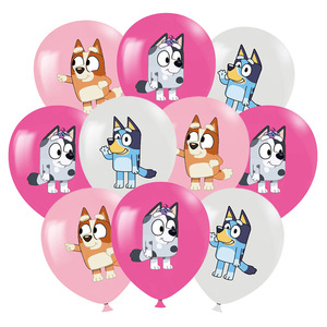 ลูกโป่งยางพาราลายการ์ตูนสีสันสดใสขนาด 12 นิ้ว สำหรับเติมก๊าซฮีเลียมหรืออากาศ เหมาะสำหรับงานวันเกิดเด็ก งานเลี้ยงฉลองทารกแรกเกิด และตกแต่งงานปาร์ตี้ - Product Image 3