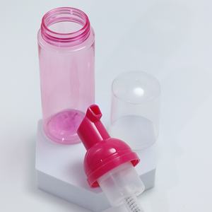 Flacon pompe rose moussant 30ml 50ml 100ml en plastique pour nettoyant visage, parfum, lotion tonifiante, écologique, avec logo - Product Image 4