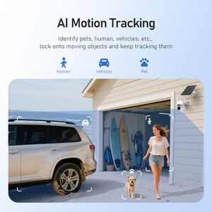 Koocam Homebase 4K không dây ngoài trời năng lượng mặt trời an ninh nhà mạng Camera Kit tự động theo dõi HD màu sắc tầm nhìn ban đêm CMOS vòng lặp địa phương - Product Image 3