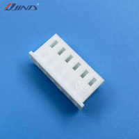 Conector Hembra de Plástico Blanco JINDA 250-6Y de 2.5mm y 6 Pines, Carcasa de Nylon66, Cable a Placa, PCB 2.5A, Montaje en Placa