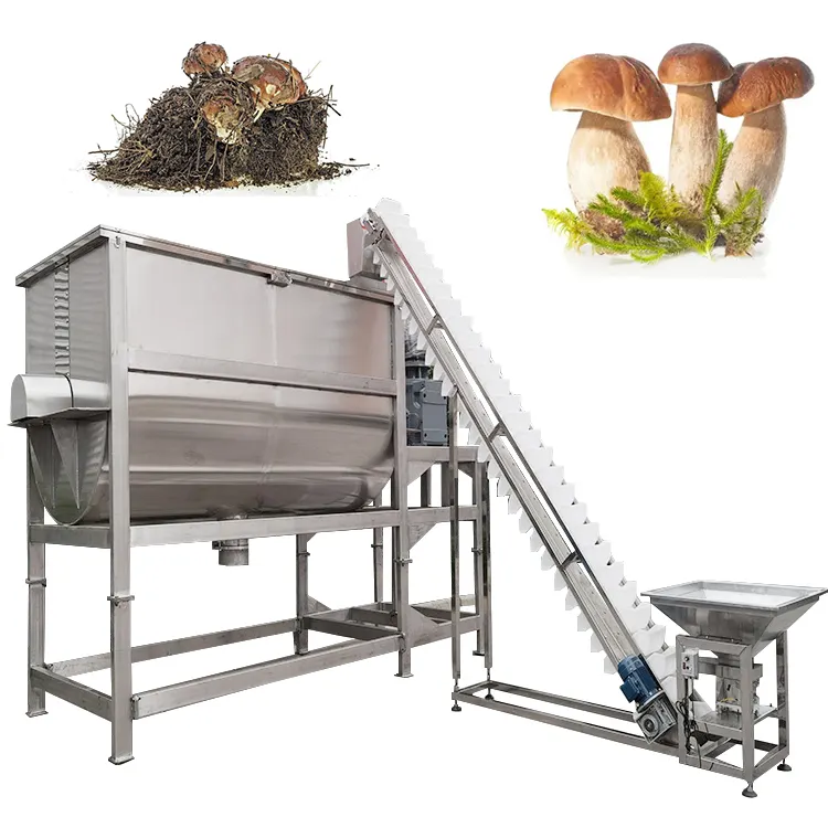 300kg Food Feed Process Mixer Band mischer Preis Max Marketing Edelstahl mischer Key Motor Training Substrat mischer