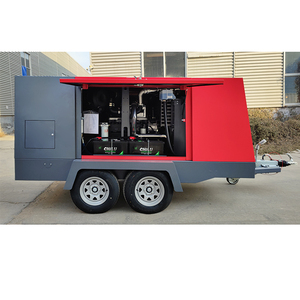 Kompresor Udara Sekrup Portabel Diesel 375CFM untuk Eksplorasi Geoteknik, Pengambilan Sampel Tanah, dan Pengujian Seismik - Product Image 4