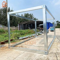 DXH Assemblage rapide à faible coût Construction résistante aux tremblements de terre Préfabriqué un conteneur Kits de cadres de maison pour atelier et dortoir
